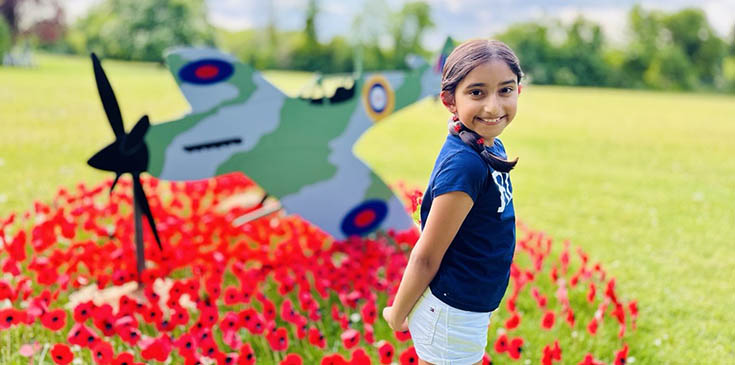 Local Student Raises Over £470 for Commonwealth War Graves Charity in Honour of VE Day